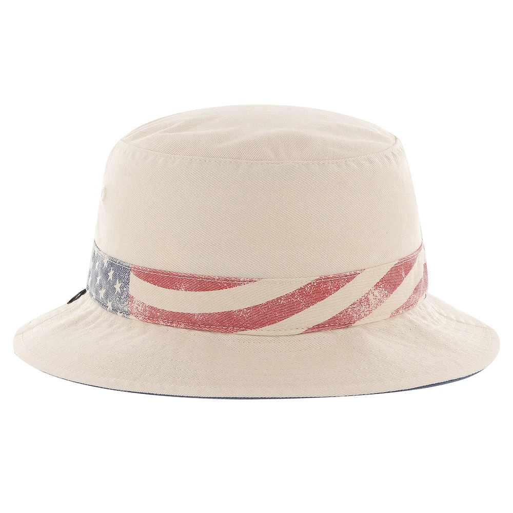 Men's '47 Khaki Houston Astros Glory Daze Bucket Hat