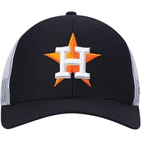 Men's '47 Navy/White Houston Astros Primary Logo Trucker Snapback Hat