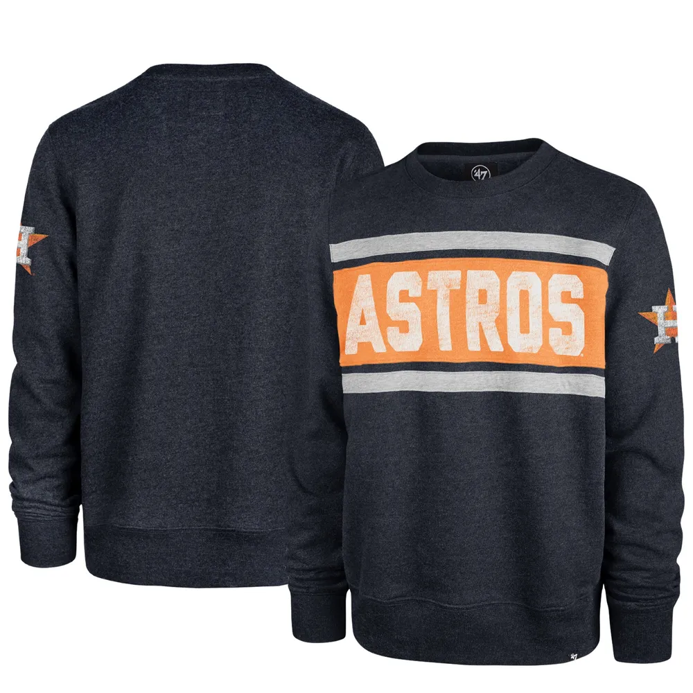 Lids Houston Astros '47 Bypass Tribeca Pullover Sweatshirt - Navy