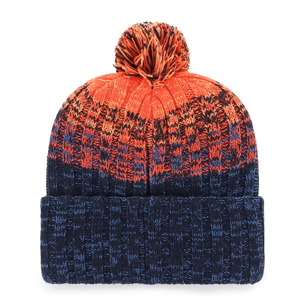 Men's '47  Navy Houston Astros Cascade Cuffed Knit Hat with Pom