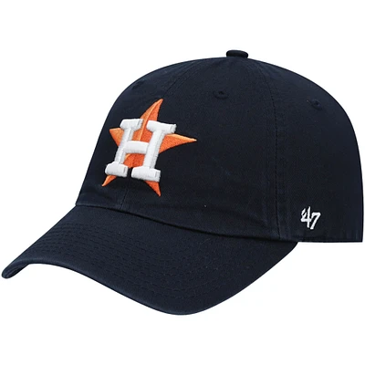 Casquette réglable '47 Navy Houston Astros Clean Up pour homme