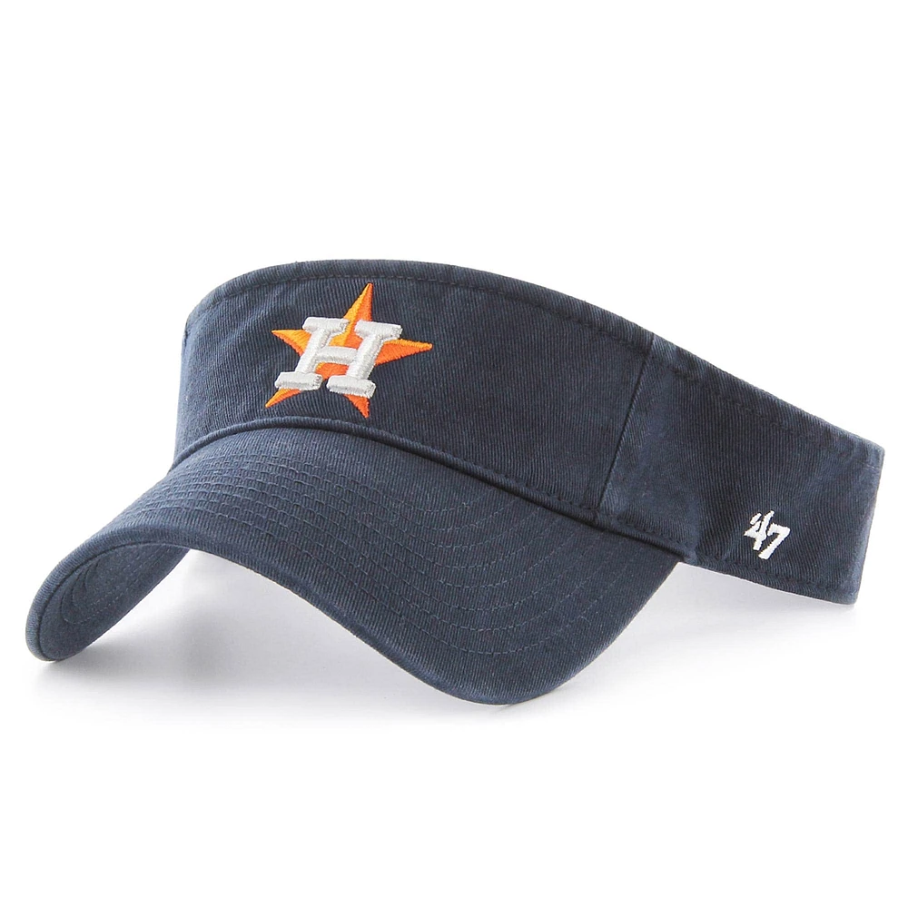 Visière ajustable 47 Houston Astros Clean Up pour homme, bleu marine