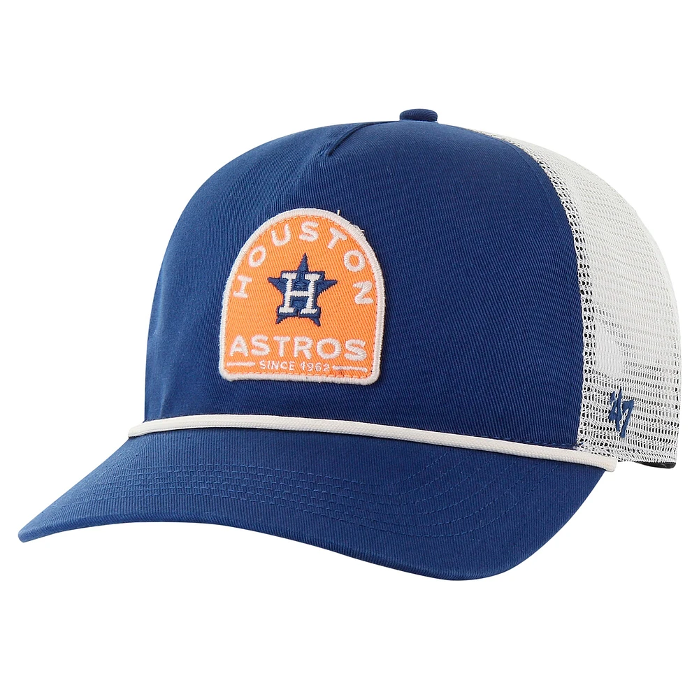 Men's '47 Navy Houston Astros Cypress Trucker Hitch Adjustable Hat