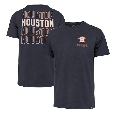 T-shirt '47 bleu marine Houston Astros Hang Back Franklin pour hommes