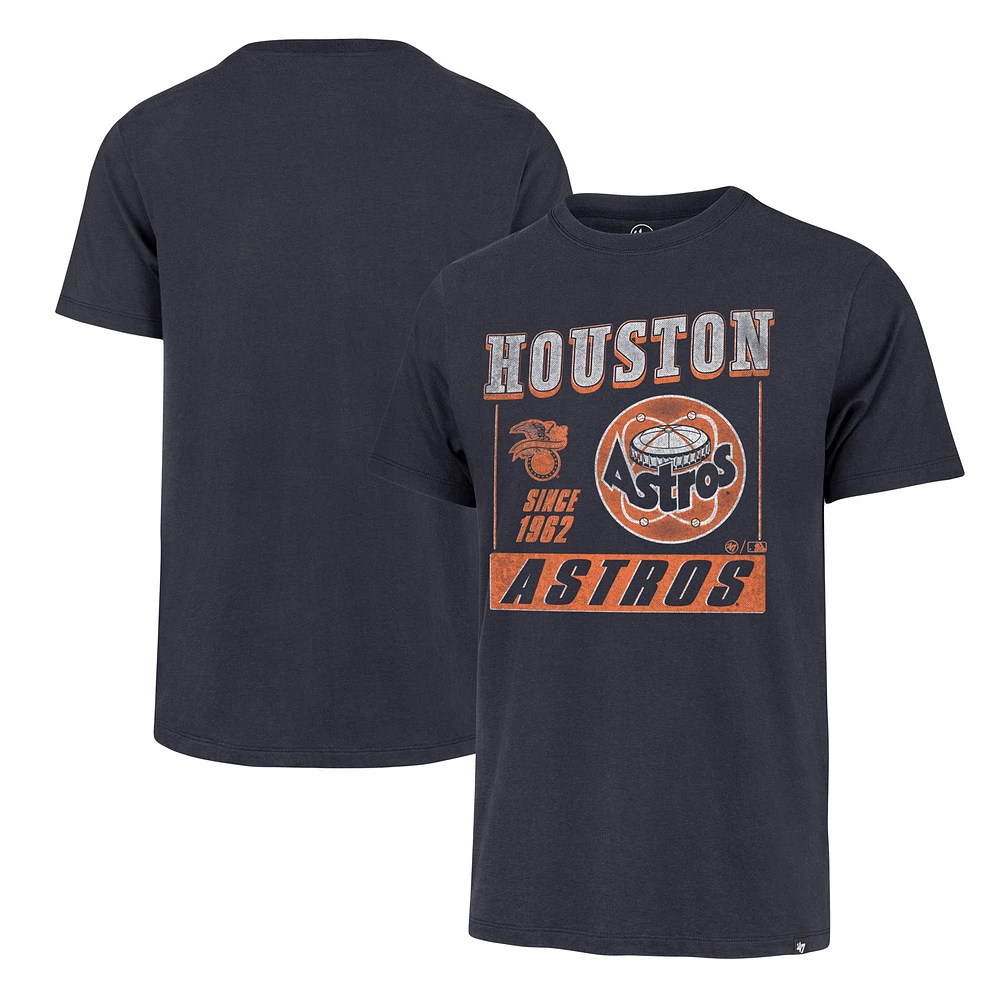 Men's '47 Navy Houston Astros Outlast Franklin T-Shirt