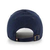 Men's '47  Navy Houston Astros Team Pride Clean Up Adjustable Hat