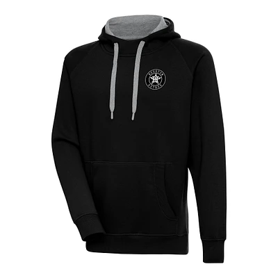 Sweat à capuche métallique Victory pour homme Antigua Black Houston Astros