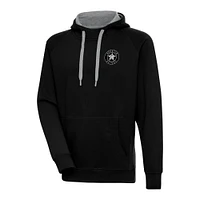 Sweat à capuche métallique Victory pour homme Antigua Black Houston Astros