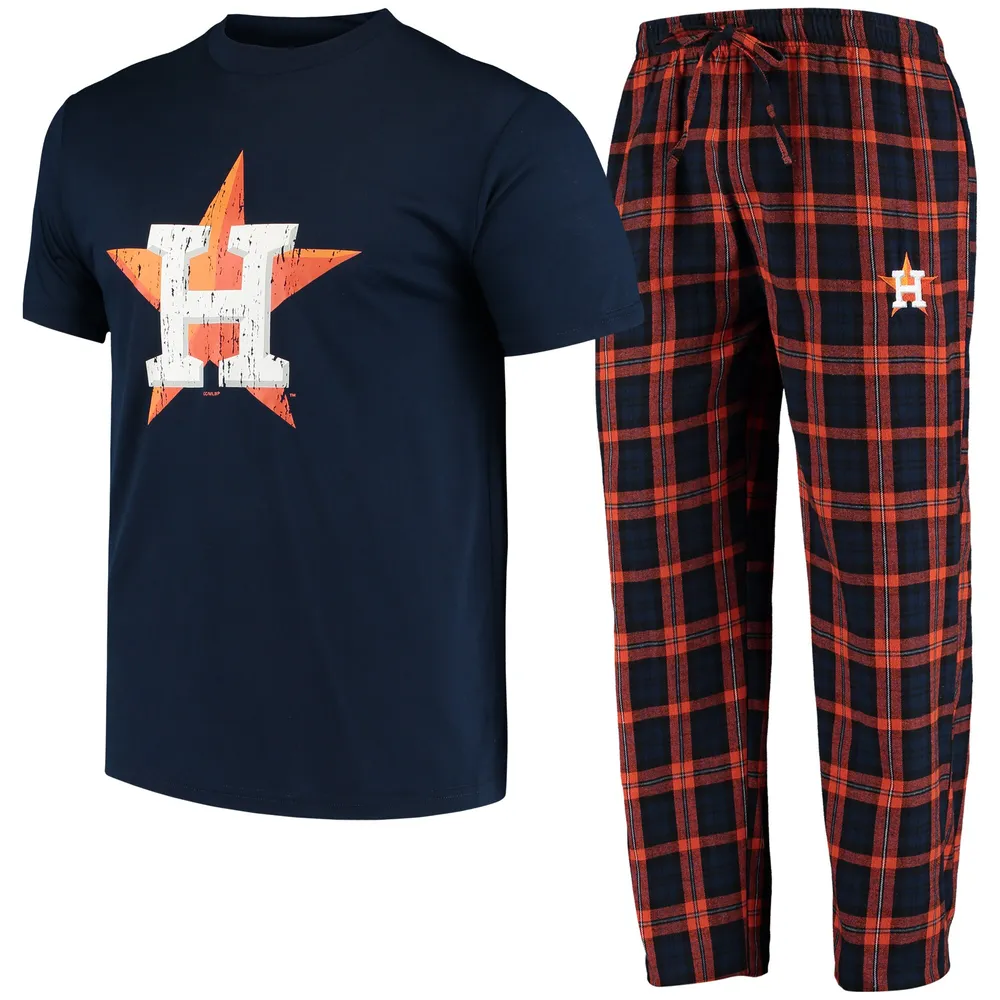 Lids Houston Astros Concepts Sport Ethos T-Shirt & Pants Sleep Set