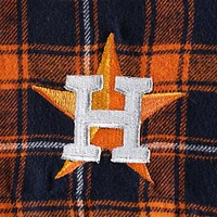 Men's Concepts Sport Navy/Orange Houston Astros Ledger Flannel Boxers