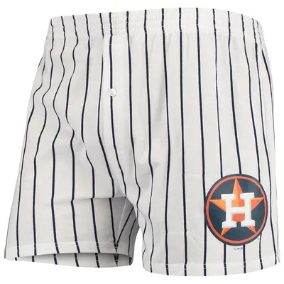 Men's Concepts Sport White Houston Astros Vigor Boxer Shorts