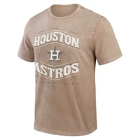 Men's Darius Rucker Collection by Fanatics Tan Houston Astros Sun Faded T-Shirt