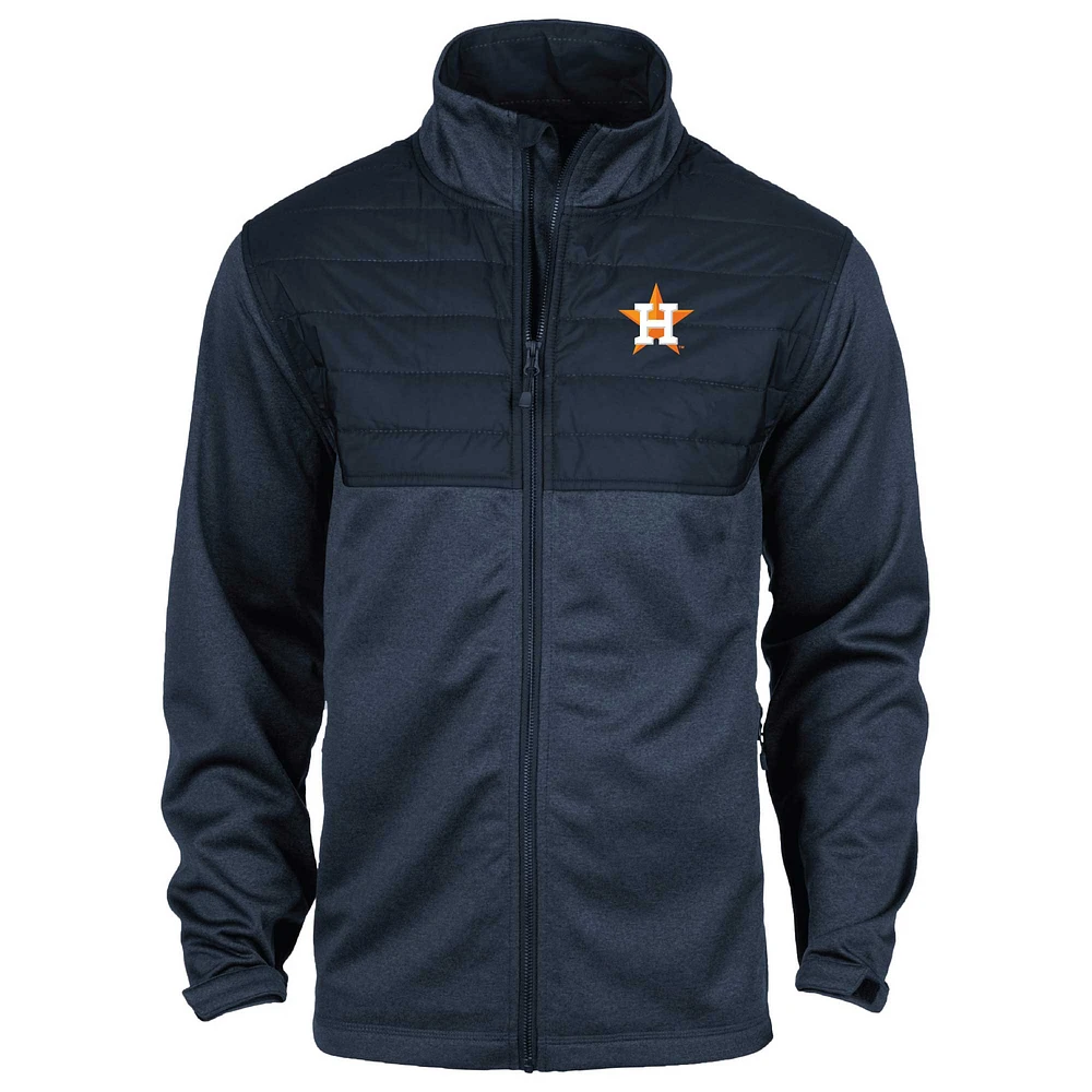 Veste entièrement zippée Dunbrooke Heather Navy Houston Astros Explorer pour hommes