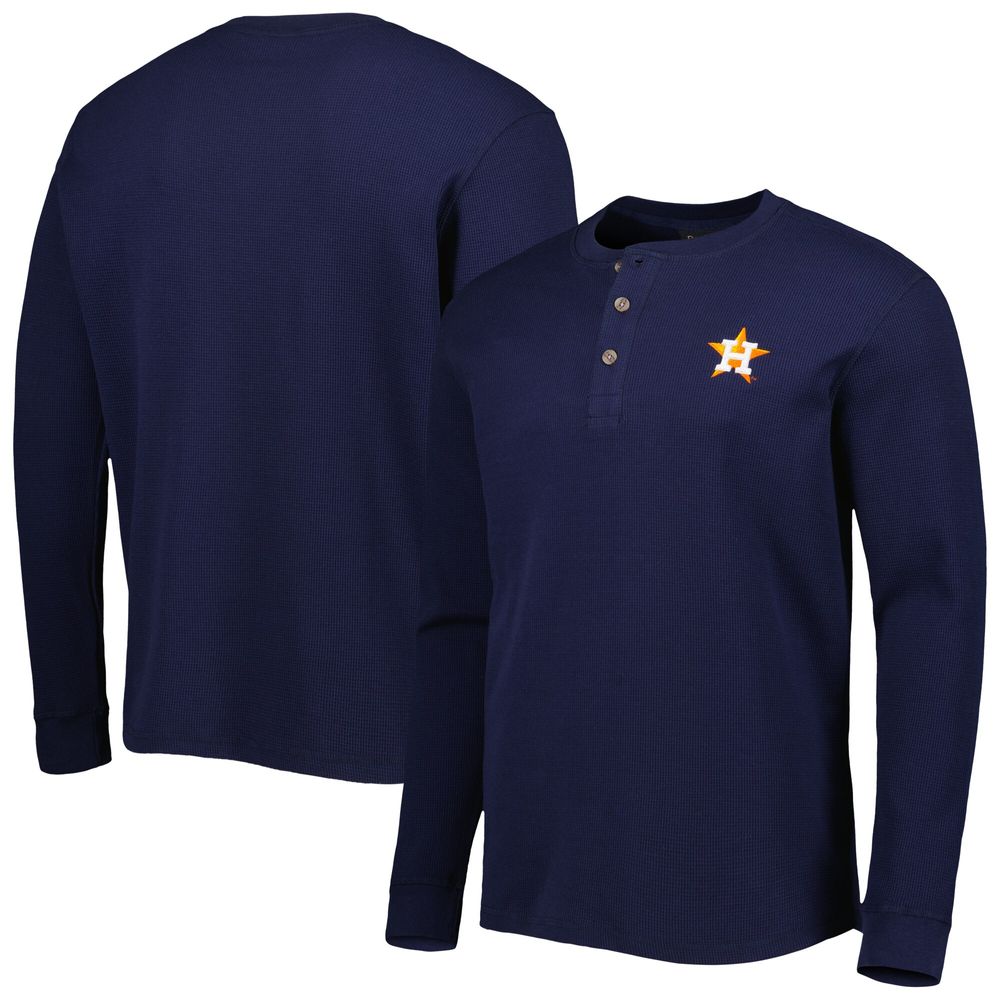 Men's Dunbrooke Houston Astros Navy Maverick Long Sleeve T-Shirt