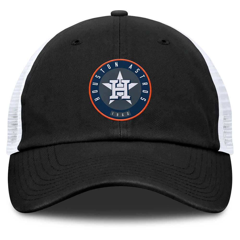 Casquette ajustable Averies des Astros de Houston Fanatics pour hommes, noire et blanche