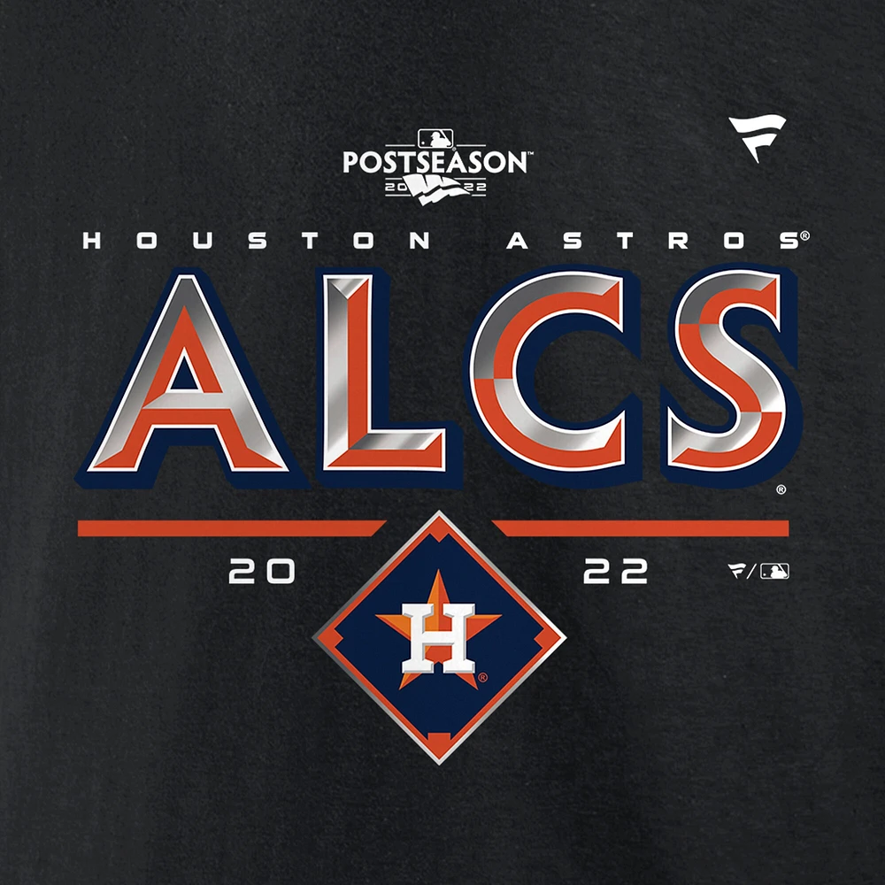 Men's Fanatics Black Houston Astros Division Series Winner Locker Room T-Shirt