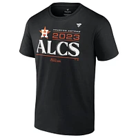 Fanatics pour hommes noir Houston Astros 2023 Division Series Winner Locker Room Big & Tall T-shirt