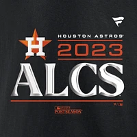 Fanatics pour hommes noir Houston Astros 2023 Division Series Winner Locker Room Big & Tall T-shirt