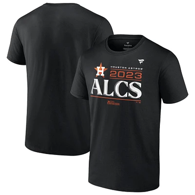 Fanatics pour hommes noir Houston Astros 2023 Division Series Winner Locker Room Big & Tall T-shirt