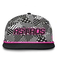 Casquette snapback noire Houston Astros Let's Glow Moon Shot Fanatics pour hommes
