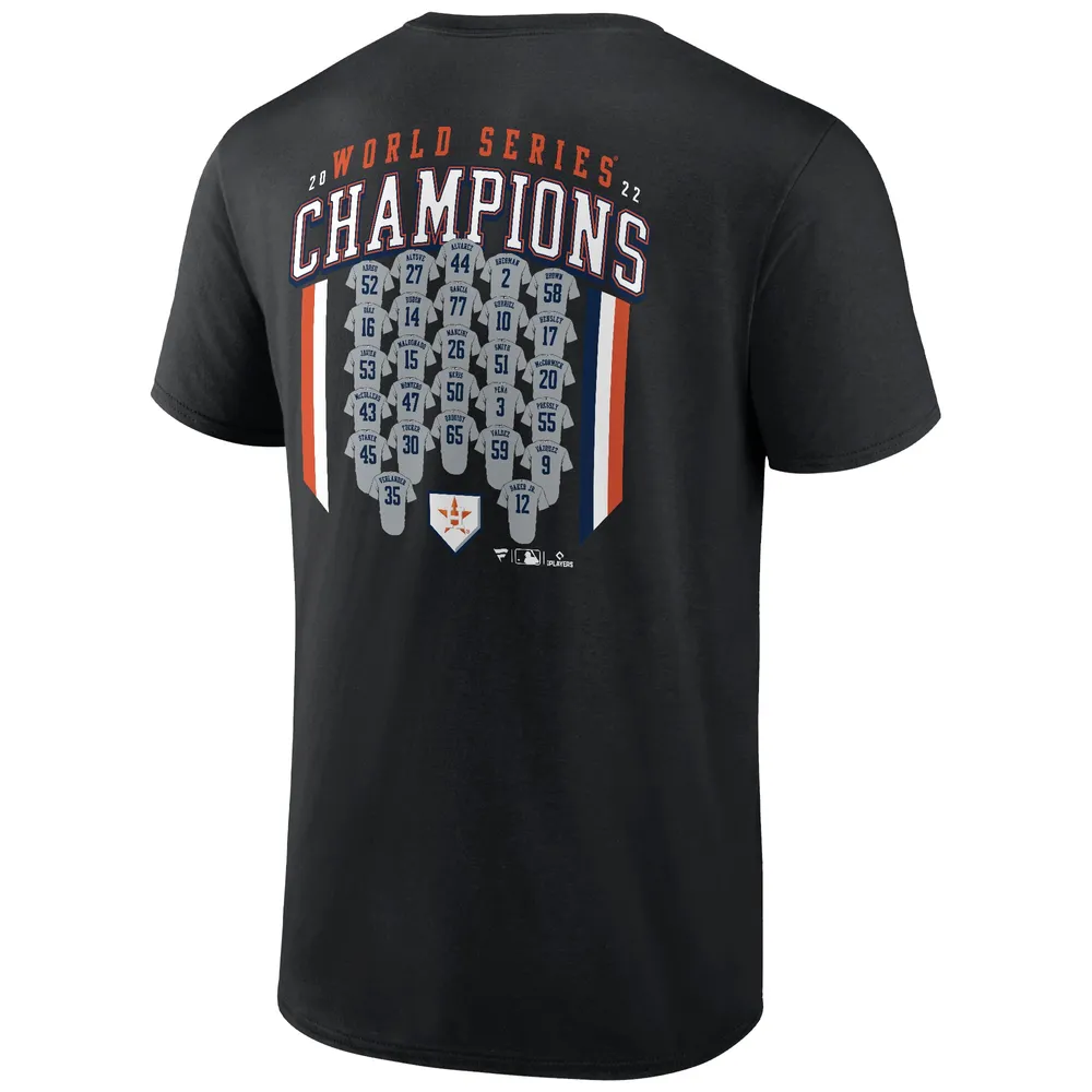 Men's Fanatics Branded Black Houston Astros 2022 Postseason T-Shirt