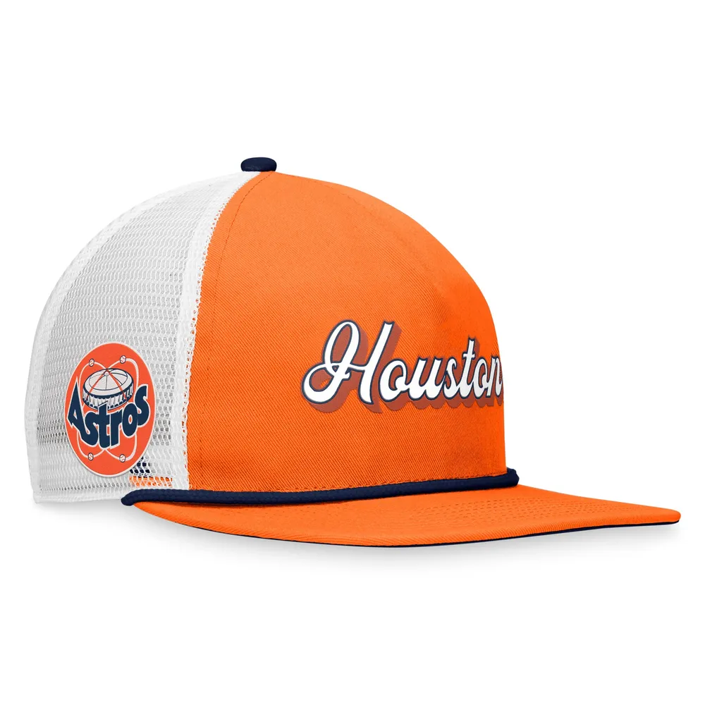 Fanatics Branded Men's Fanatics Branded Orange Houston Astros Heritage  Golfer Snapback Hat