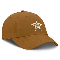 Men's Fanatics Brown Houston Astros Act Natural Chopper Adjustable Hat