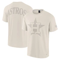 T-shirt emblématique des Astros de Houston pour hommes Fanatics Cream Elements