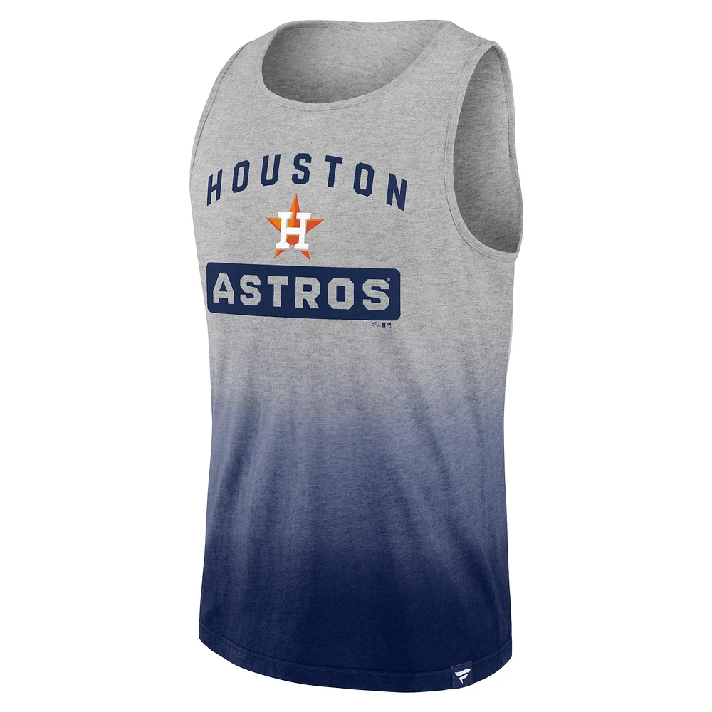 Men's Fanatics Gray/Navy Houston Astros Our Year Tank Top