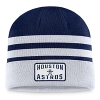 Bonnet en tricot à revers Fanatics gris Houston Astros pour hommes