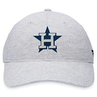 Casquette réglable avec logo Houston Astros Fanatics gris pour hommes