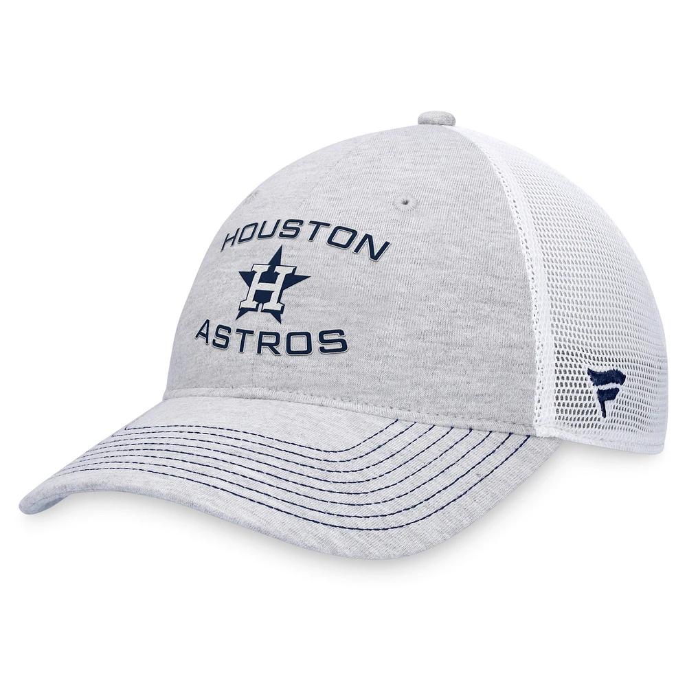 Men's Fanatics Gray Houston Astros Trucker Adjustable Hat