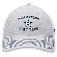 Casquette réglable gris Houston Astros Trucker Fanatics pour hommes