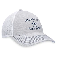 Casquette réglable gris Houston Astros Trucker Fanatics pour hommes