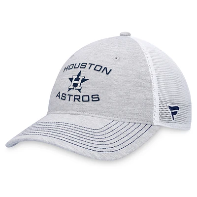 Casquette réglable gris Houston Astros Trucker Fanatics pour hommes