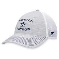 Casquette réglable gris Houston Astros Trucker Fanatics pour hommes