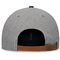 Casquette Snapbuckle à bord plat Houston Astros Elements Fanatics gris chiné/bleu marine pour hommes