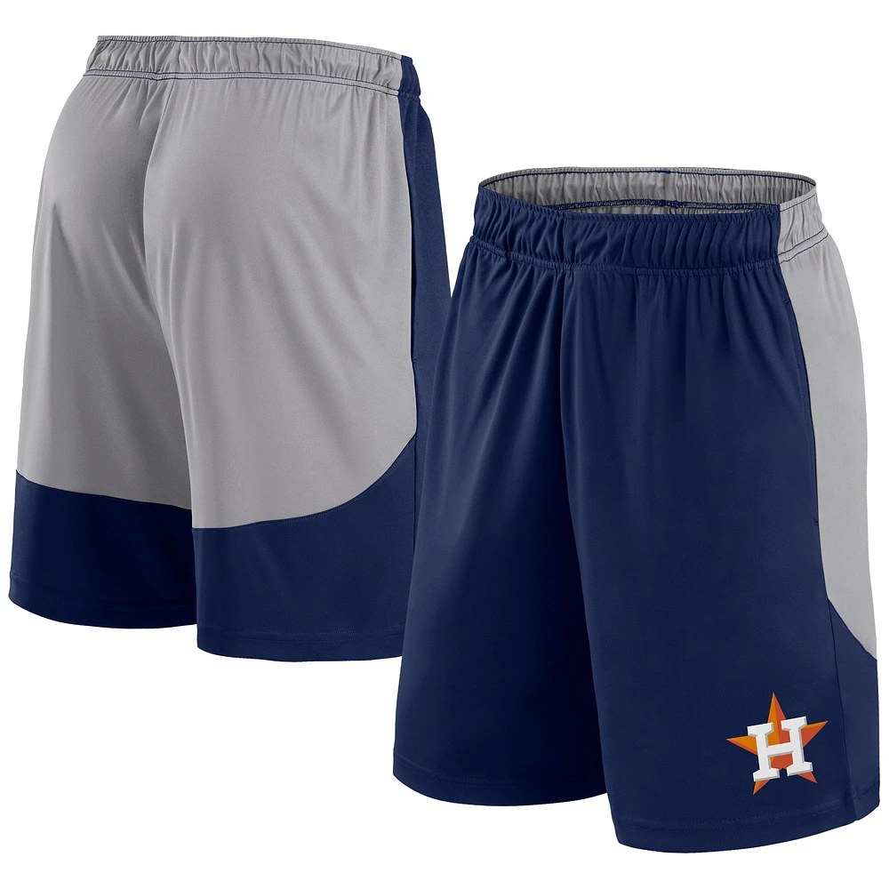 Men's Fanatics Navy/Gray Houston Astros Go Hard Shorts