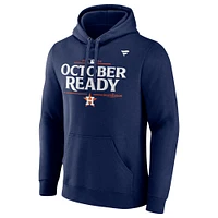 Sweat à capuche Fanatics Navy Houston Astros 2024 MLB Postseason Locker Room pour homme