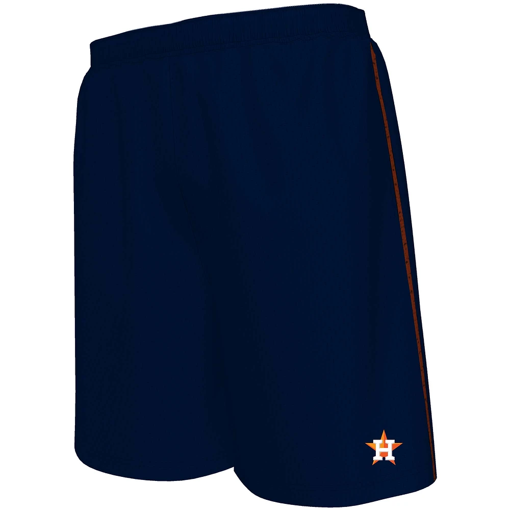 Short en maille bleu marine Fanatics Houston Astros Big & Tall pour hommes