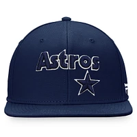 Casquette ajustée Fanatics Navy Houston Astros Cooperstown Collection pour hommes