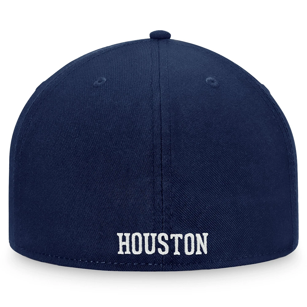 Casquette ajustée Fanatics Navy Houston Astros Cooperstown Collection pour hommes