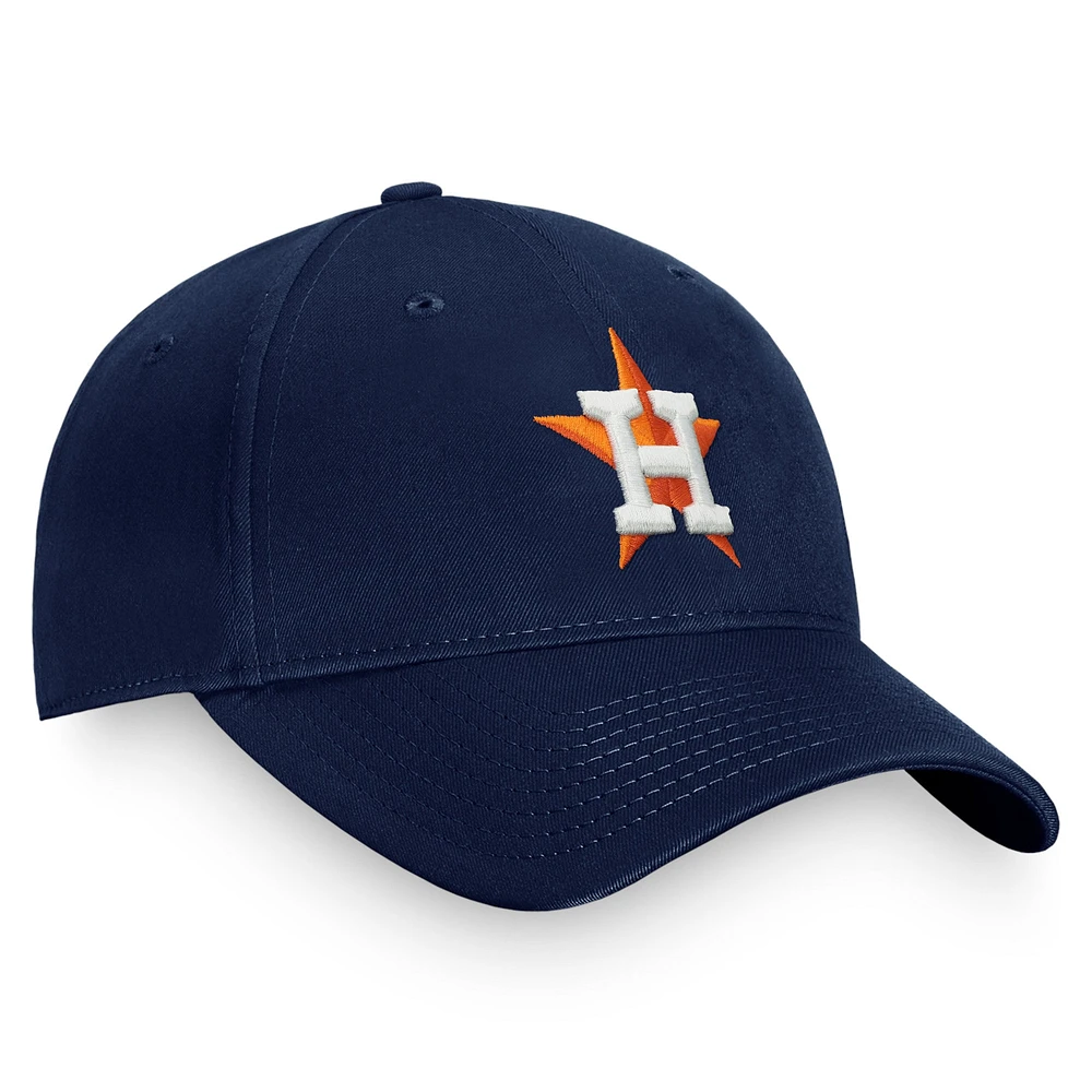 Casquette réglable bleu marine Houston Astros Core Fanatics pour hommes