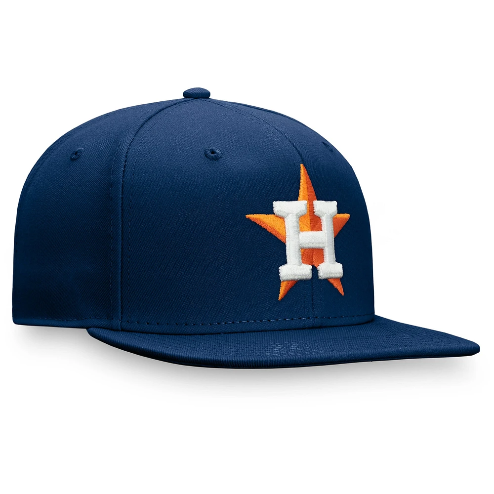 Casquette Snapback réglable Fanatics Navy Houston Astros Core pour hommes