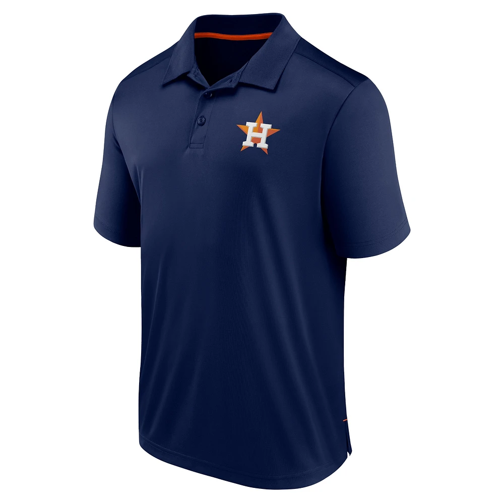 Men's Fanatics  Navy Houston Astros Fitted Polo