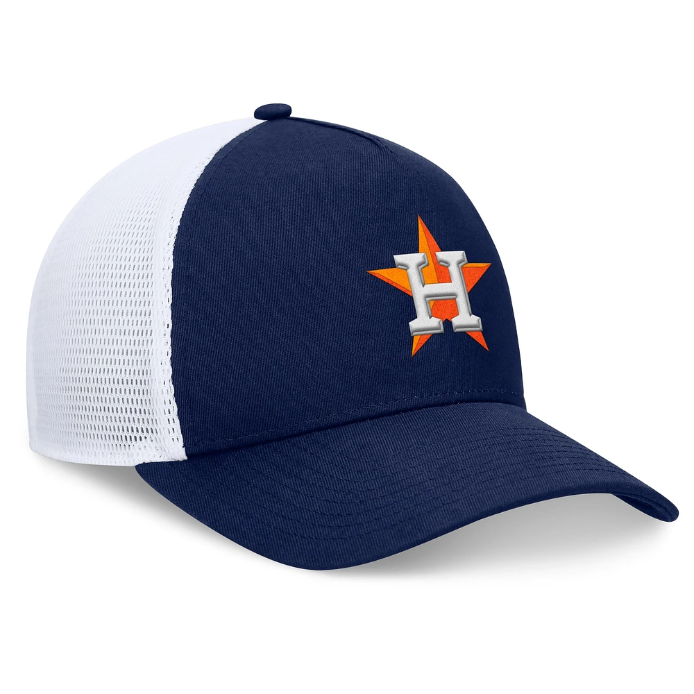 Casquette ajustable à cadre en A Fundamental Houston Astros Fanatics pour hommes, bleu marine