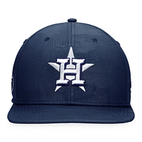 Casquette snapback emblématique à motif camouflage ton sur ton Fanatics pour homme, bleu marine, des Houston Astros