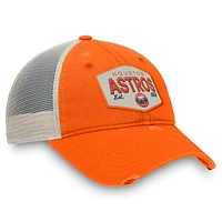 Men's Fanatics Navy Houston Astros Patch Trucker Adjustable Hat