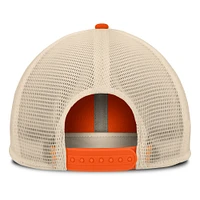 Men's Fanatics Orange/Natural Houston Astros Cooperstown Collection Powers Snapback Hat