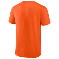 T-shirt orange Fanatics pour hommes Astros de Houston 2023 AL West Division Champions Big & Tall Locker Room